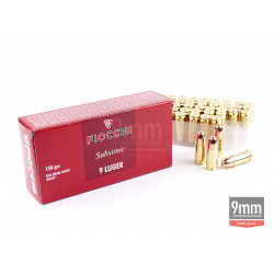 Патрон Fiocchi 9x21mm subsonic 158gr FMJ