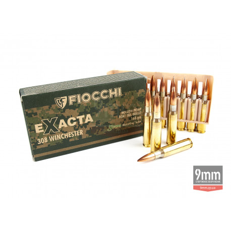 Патрон Fiocchi .308 Winchester Extra HPBT 168gr SMK