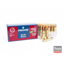Патрон Fiocchi .300 ACC BLACKOUT, FMC, 147gr