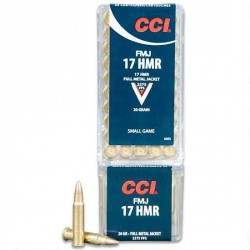 Патрон CCI  кал. 17 HMR пуля FMJ 1.3 g/20 grs