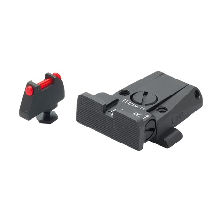 Прицільний пристрій LPA для Glock 17, 19-23, 25-32, 34 - black blade з оптоволокном